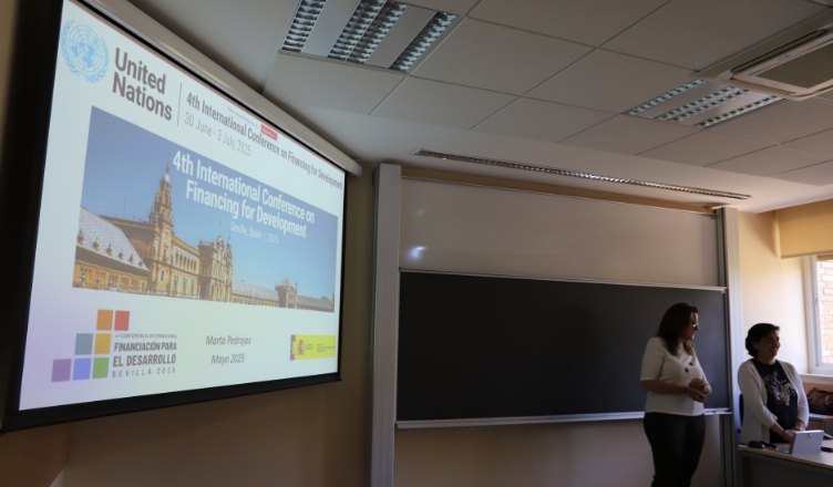 Marta Pedrajas, sobre la cumbre de la ONU en Sevilla: "Hay que hacer ver la importancia de esta conferencia para el desarrollo global"